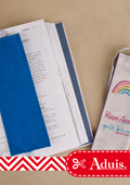 Marque-pages en tissu