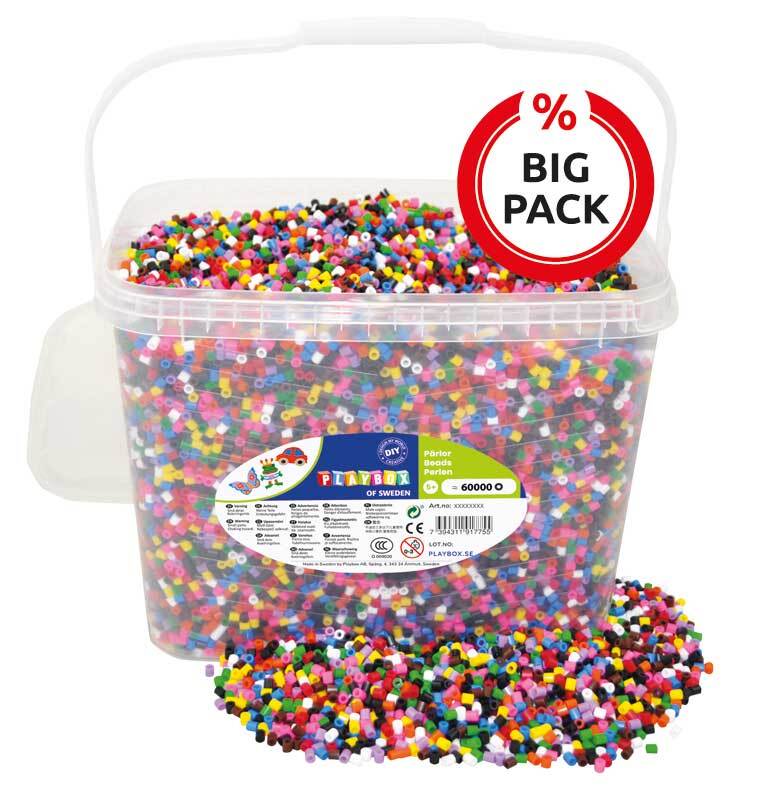 Perles &#xE0; repasser - 60.000 pces, multicolores